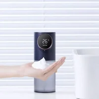 Intelligent Automatic Soap Dispenser USB Rechargeable With Temperature Display Non-contact Foam Mobile Phone Washing 1