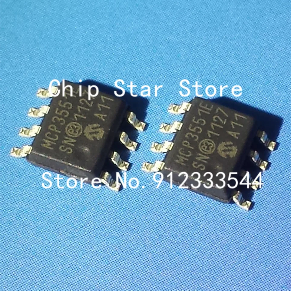 

2 шт./партия, Реверсивные аналоговые и цифровые конвертеры ADC MCP3551-E/SN MCP3551