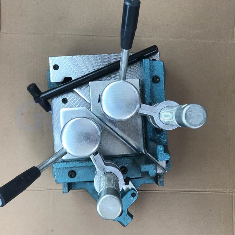 Welding machine Plastic steel door and window welding machine small manual plate cloth frame butt shop site