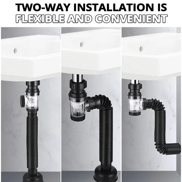 Flip Top Anti-Odor Drain Pipe