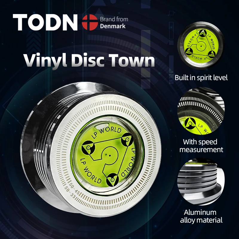 Todn 50Hz Lp Disco Stabilizzatore Disco In Vinile Giradischi Morsetto Peso Per Giradischi Accessori Morsetto Peso In Lega Di Alluminio