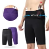 Wrap-Around Mesh Waist Bag Marathon Running Shorts Men Women Quick Dry High Elastic Gym Fitness Training Compression Shorts 1