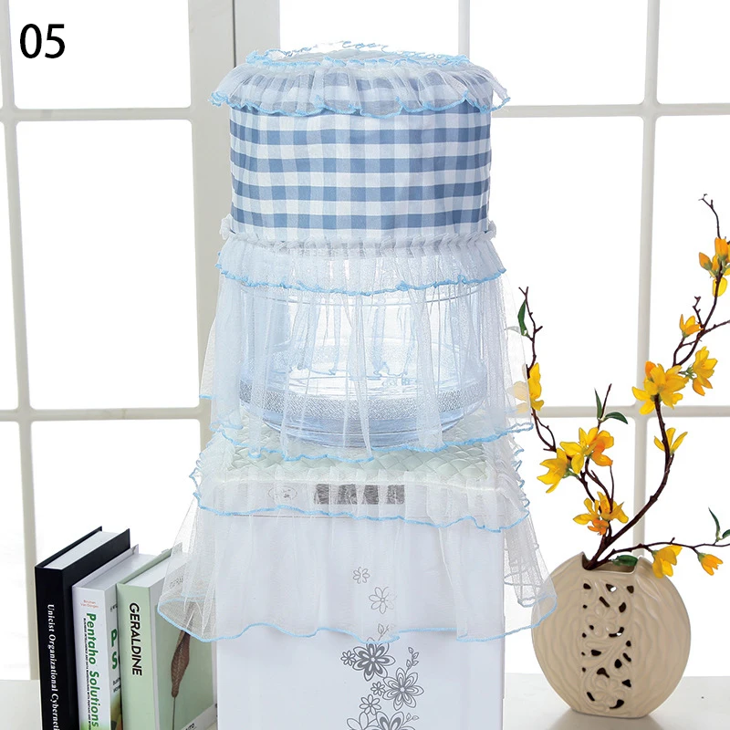 Lace Embroidered Printed Water Dispenser Cover Cloth Home Drinking Fountain Machine Decor Dust Protector Cover Bucket Covers