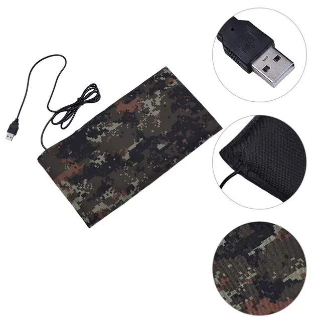 Legújabb Kisállat -Fűtőpad Hüllőhevító Pad Usb Fűtési Lap Szénszálas Fűtőpad Bw - Image 3