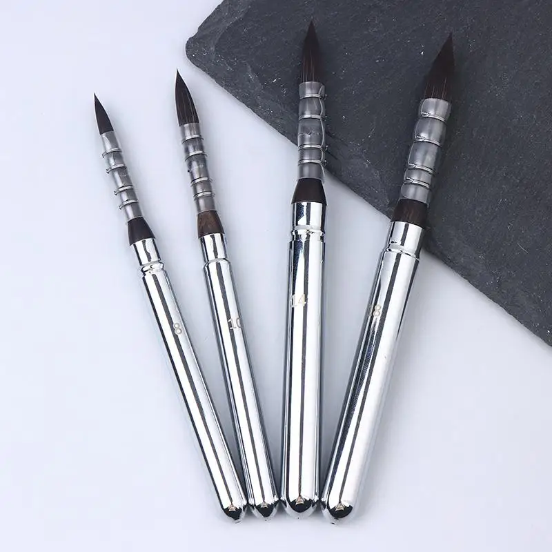 새로운 1PCS 휴대용 짧은 홀더 보이저 프랑스 아티스트 수채화 페인트 브러쉬 여행 예술 창작 미술 용품