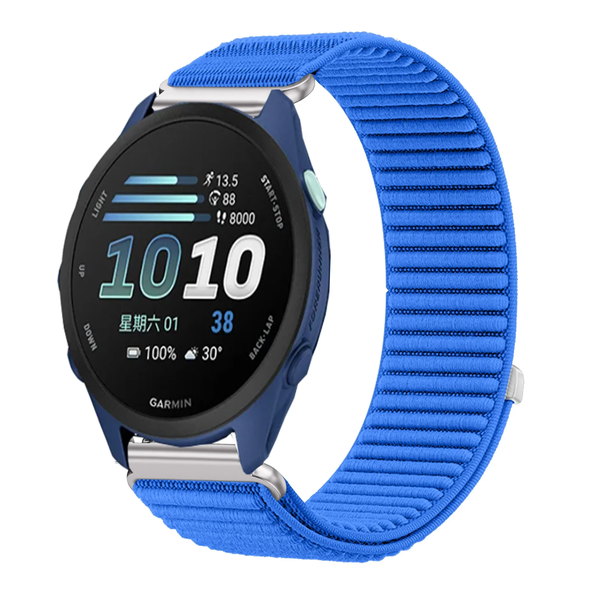 Sport Nylon Loop Strap - Adjustable Wristband for Garmin Forerunner & Venu