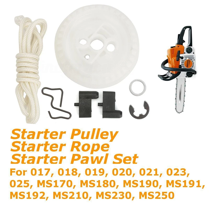 

1123 195 0400 Pawl Pulley Accessories For Chainsaws 017 018 019 020 MS170 MS180 MS190 MS192 Part Replaces Spare