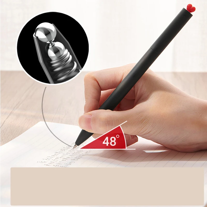 Kaco Cute Gel Pens , FIRST Heart & Star Smooth Writing Pen Set with Extra 2 Black Refills, Simply Elegant Holiday Gifts ручки 3