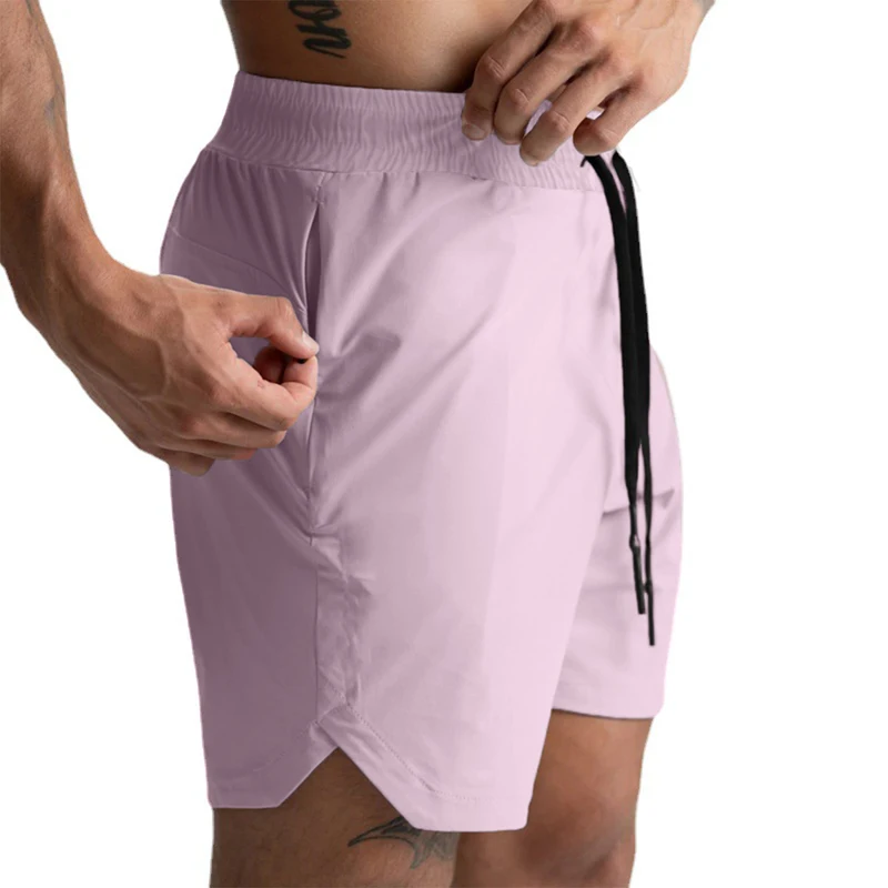 Men's Running Shorts Single-Layer Woven Quick Dry Gym