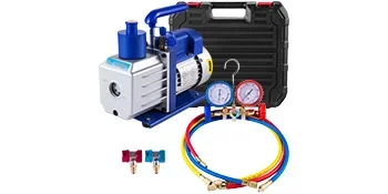 Accessories included with the 4.8 CFM vacuum pump