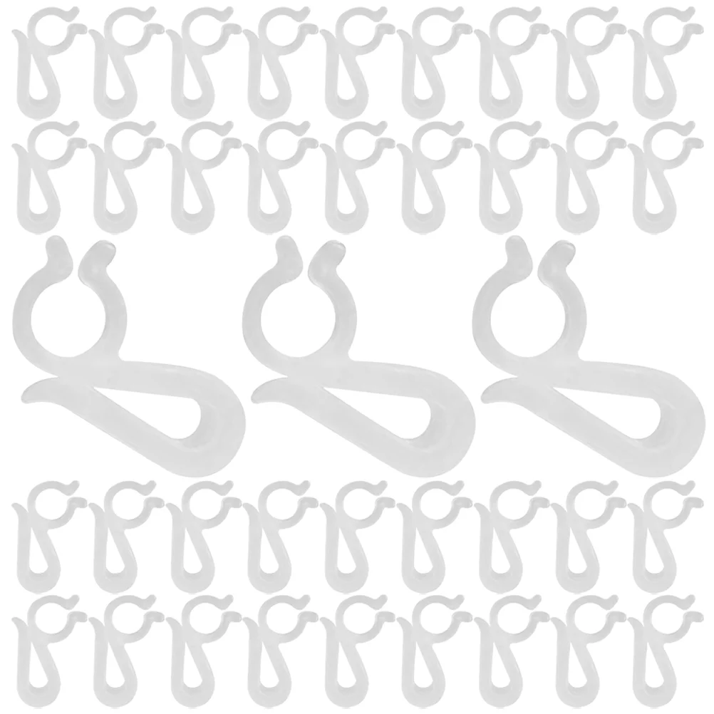 

120Pcs S-Shaped Hooks String Light Hanging Hooks Small Hooks Multi-use Christmas Pendant Hooks