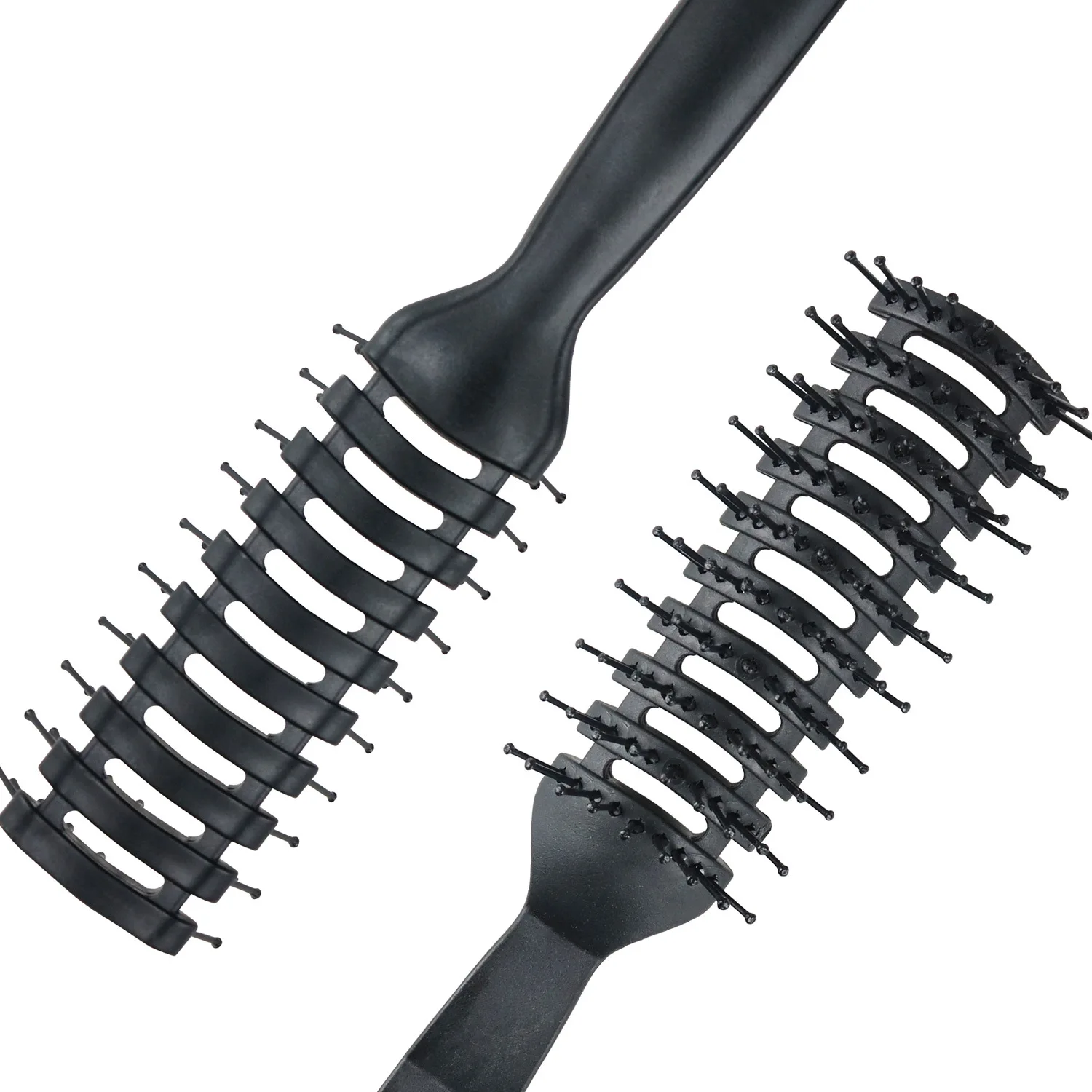 1pc Ribbed Comb For Men Boy Fluffy Hair Brush Salon Hairdressing Comb