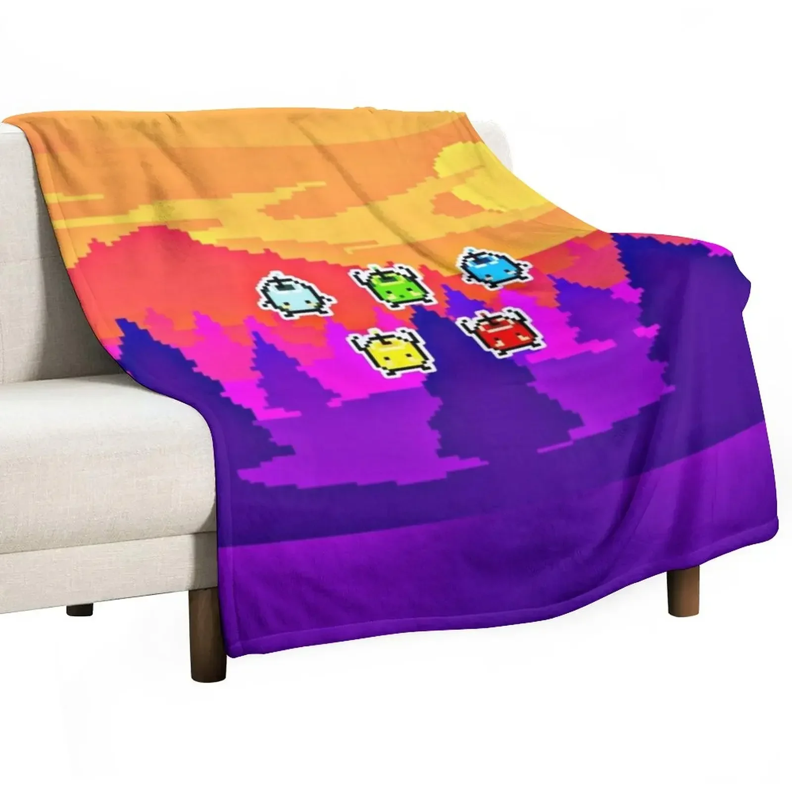 

Stardew valley junimos Throw Blanket Plaid on the sofa Thermals For Travel Kid'S Blankets