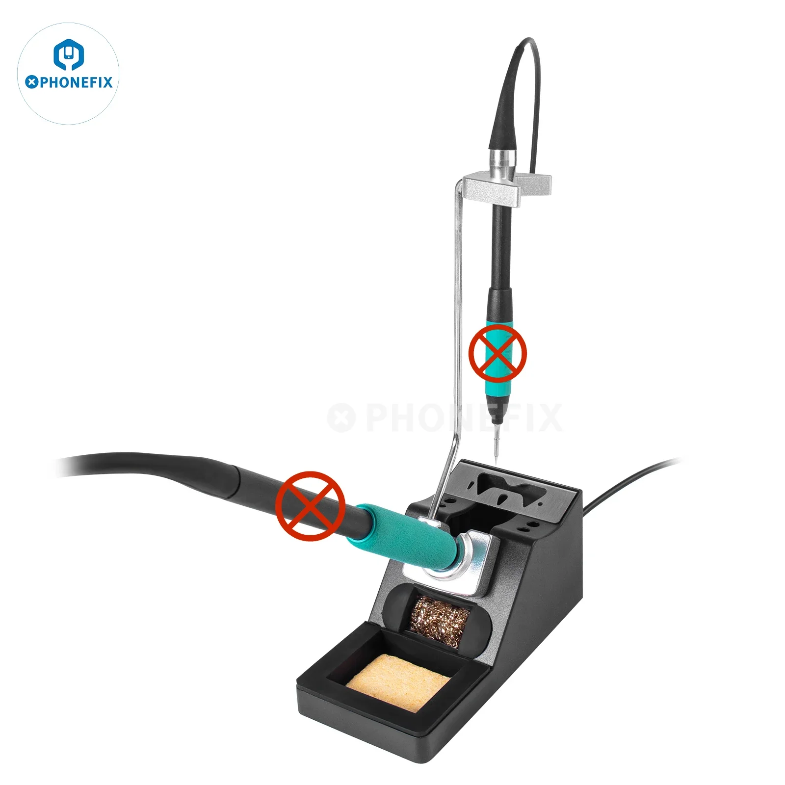 Soldering Iron Holder Metal Intelligent Welding Sleep Base for JBC Sugon Aifen Aixun Handle Holder Universal C210 C245 C115 soldering tools
