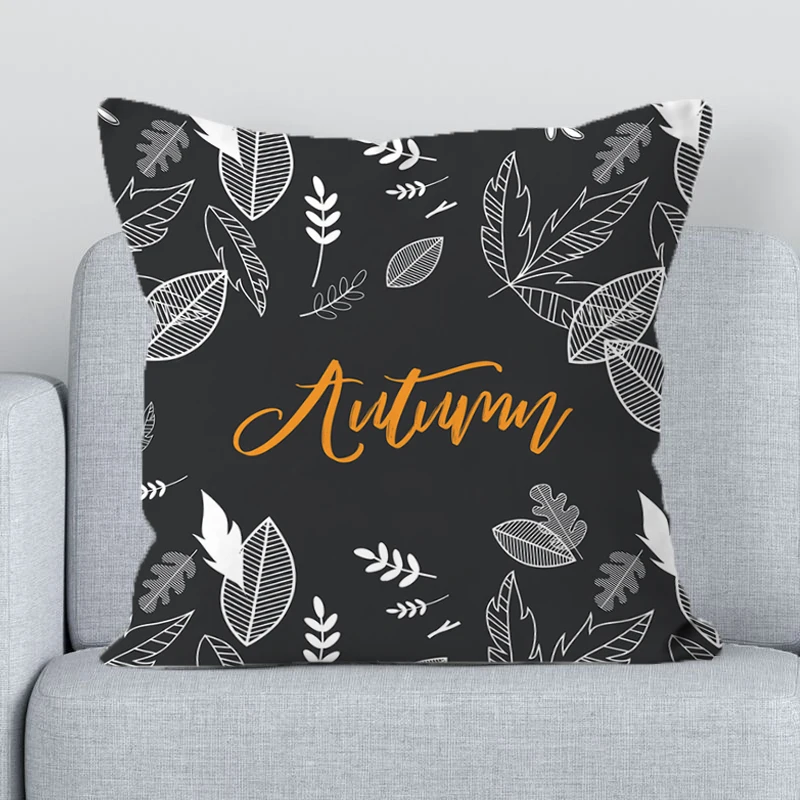 

Hello Autumn Pumpkin Pillowcase 40*40 Anime Pillow Cover 40x40 Pillowcases for Pillows Cushions Home Decor Decorative Cushion
