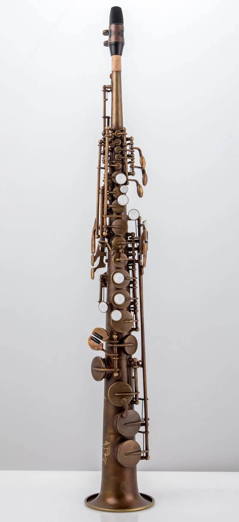 Made in France Mark VI bronze B flat Soprano Saxophone Brass Music Instruments Sax With Case Mouthpiece