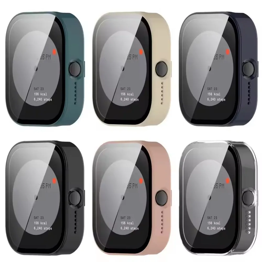 Premium HD Tempered Glass Protective Case - Anti-Fall Screen Bumper Shell