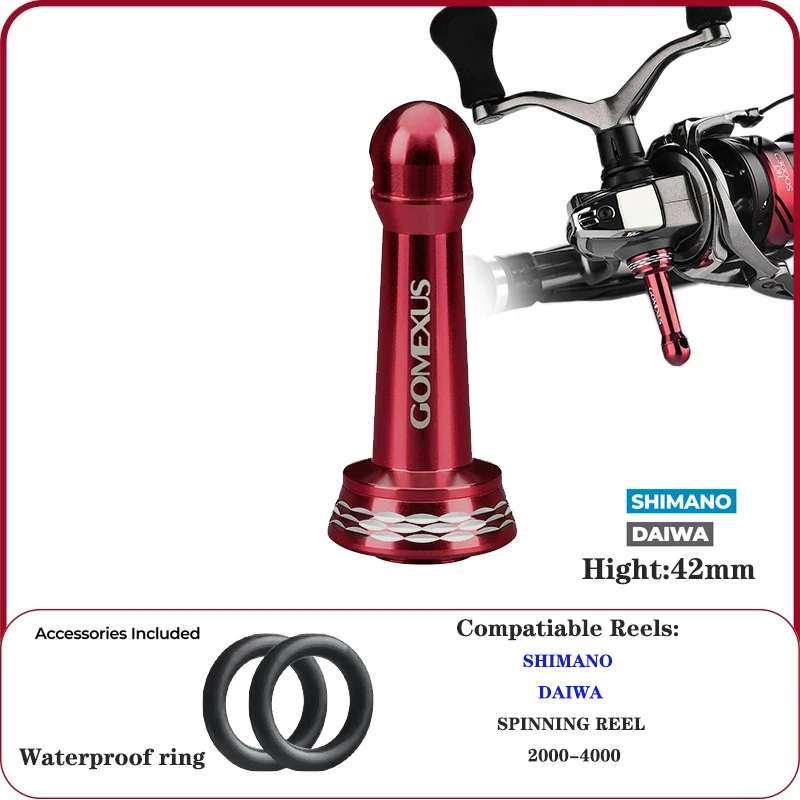 Gomexus 42mm Aluminum Reel Stand - Enhanced Balance and Protection