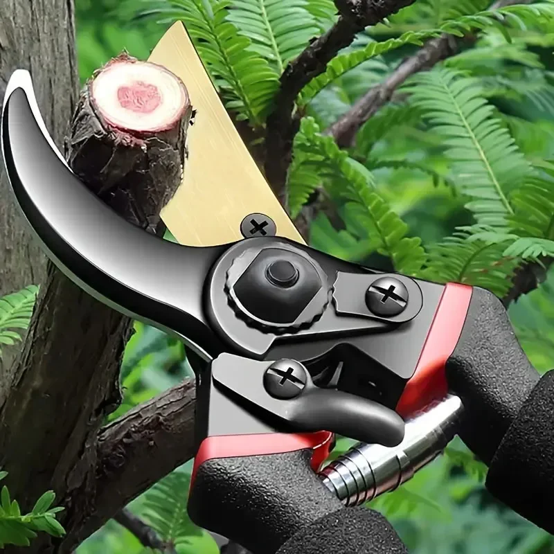 Alloy Steel Black Pruning Shears for Gardening and Horticulture