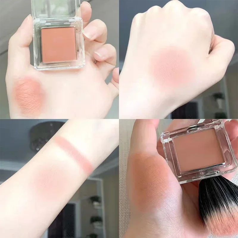 Blush Blueberry Palette Face Mineral Pigment Cheek Blusher Powder Cosmetic Natural Contour Shimmer Highlight Cream Palette powder blusher blush powder blush plate blush cream cream blusher facial blusher