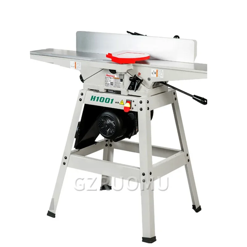 

6 Inches Vertical Planer Electric Woodworking Planing Machine H1001 Straight Knife/H1001X Spiral Knife Desktop Planer 1250W 220V