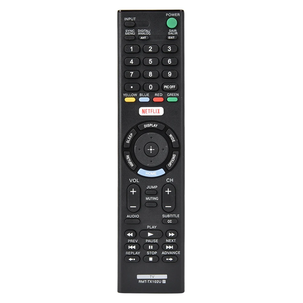 Telecomando Smart Tv Per Sony Rmt-Tx102U Per Rmt-Tx100D Rmt-Tx101J Rmt-Tx101D Rmt-Tx100E Rmt-Tx101E Rmt-Tx200