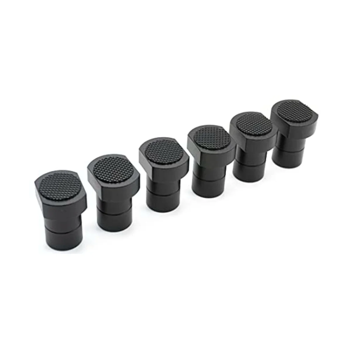 6 Pcs Aluminum Alloy Bench Dog Bench Dog Clamp Woodworking Table Clamping Jaws 20Mm Hole(Black)