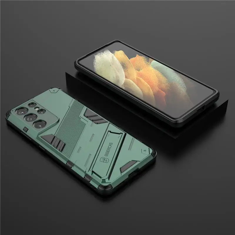 Solid Armor Cyber Shockproof Stand Cover Case