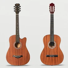 

38/41 Inch Guitar Instrument Veneer Guitar Adult Folk Acoustic Guitar Travel Classical 6 String Guitarra Entertainment BS50JT