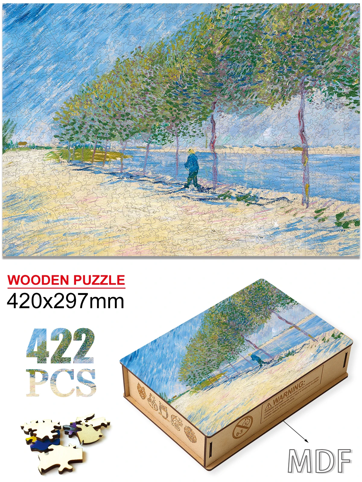 Especial Forma Irregular De Madeira Van Gogh Pintura Puzzles, Jogos de  Puzzle Paisagem para Adultos e Crianças, Presentes Populares, Qualidade  Superior - AliExpress