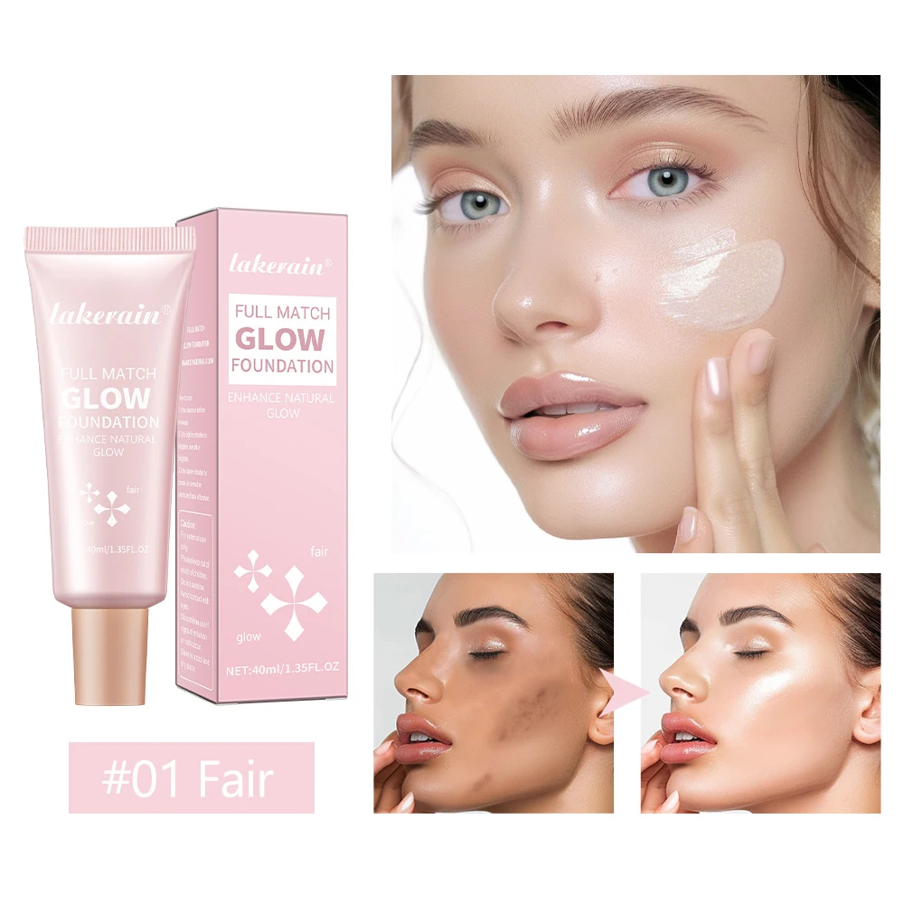 Glow Foundation Illuminator Glotion Natural Glow Enhancer Glowing Moisturizing Lightweight base Multi-purpose Illuminator Highli liquid foundation