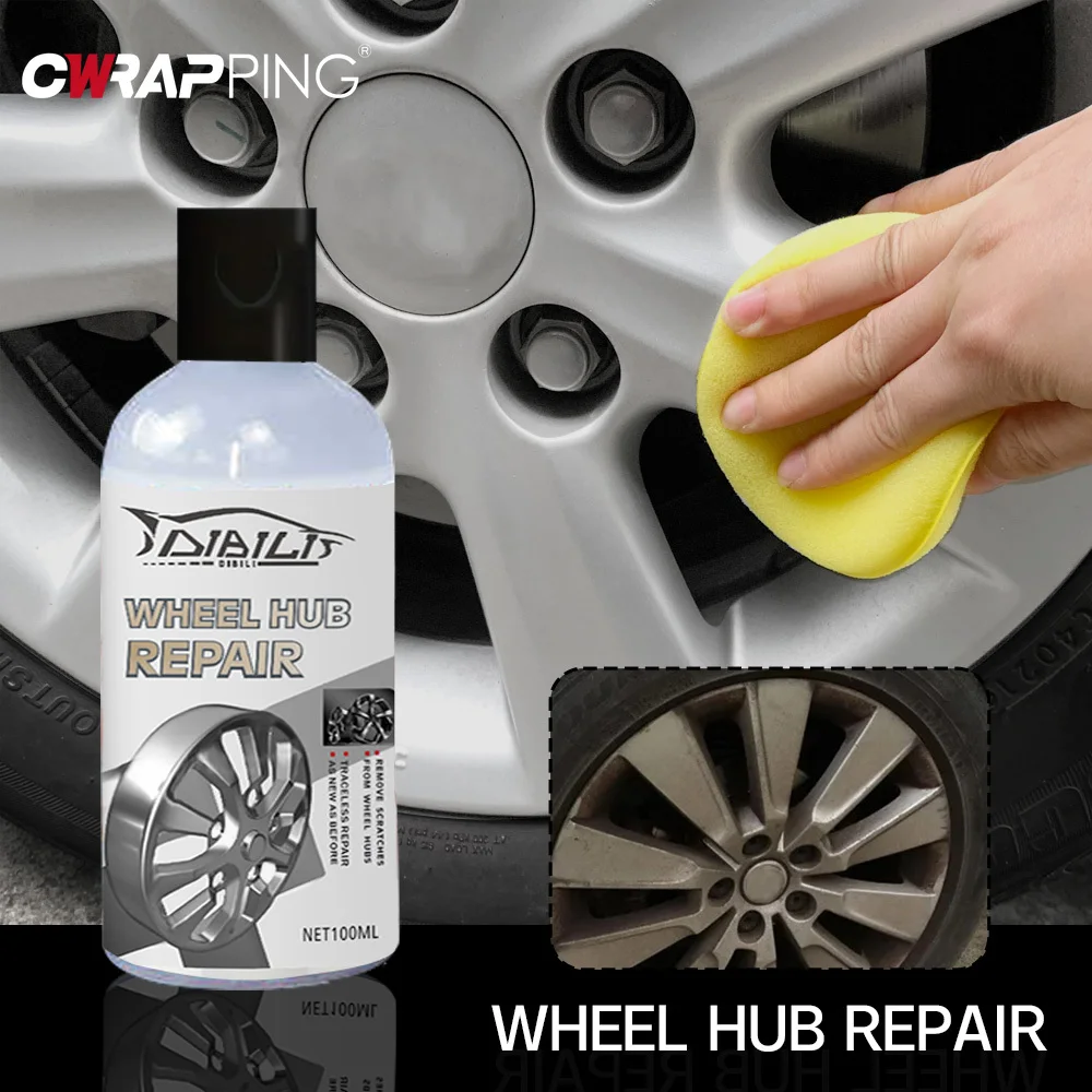 100ML Car Wheel Rims Repair Tool Car Detailing Auto Iron Remover Dust Remover Dent Scratch Restore Wheel Rim Care Accessories