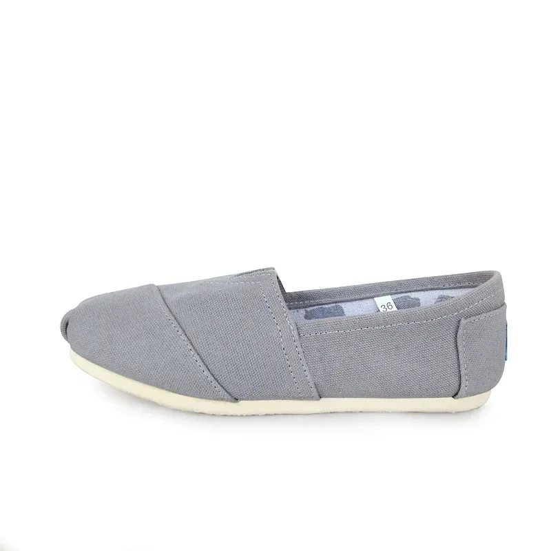 Comfortable Canvas Shoes Spring Summer Fell Casual Breathable Men/women Espadrilles Home Barefoot Flats Loafers Plus Size 4