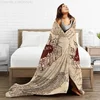 Ai Weier Extra Soft I Like Exercise Marauders Map Throw Blankets, Sherpa Flannel Travel Blanket Throw Wearable Blankets, Large 5