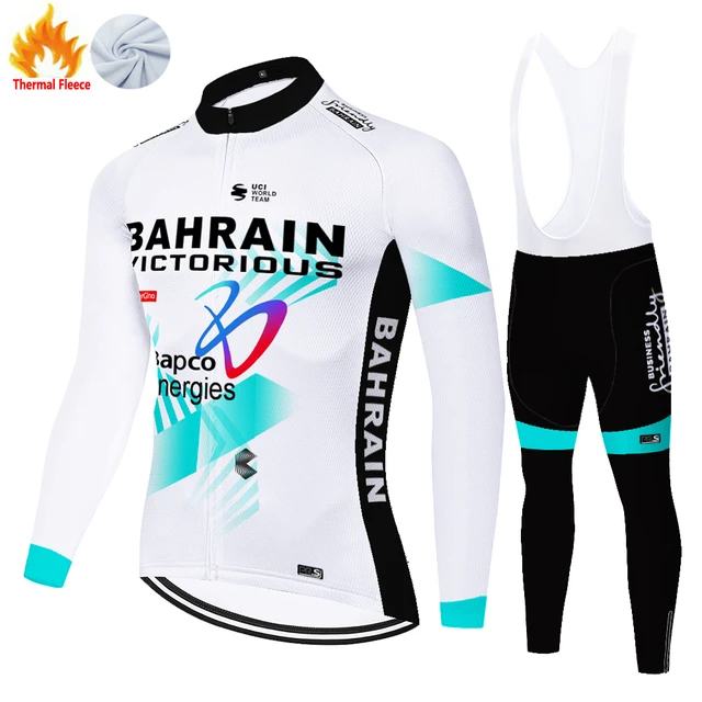 2022 Bahrain Maillot Ciclismo Hombre Invierno Thermal Fleece Cycling Jersey  Roupa Bike Masculina 20d Fleece Bike Winter Pants - Cycling Sets -  AliExpress