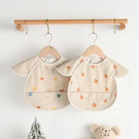New Short Sleeve Washcloth Baby Bibs Cute Waterproof Feeding Apron Bib Soft Burp Cloth For Toddler Boy Girl Bandana Bibs 1
