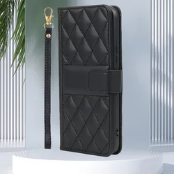 Leather Wallet Phone Case with Card Slots and Flip Cover - Samsung A70S (Black)