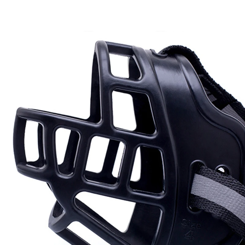 Soft Rubber Dog Mouth Muzzle Reflective Breathable Basket Muzzles Small Medium Large Dogs Pets Training Supplies Accessories
