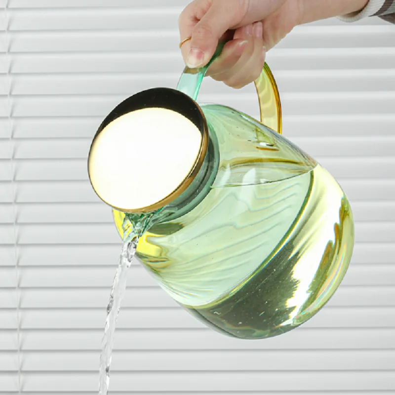 Glass Teapot with Infuser Heat Resistant Teaware