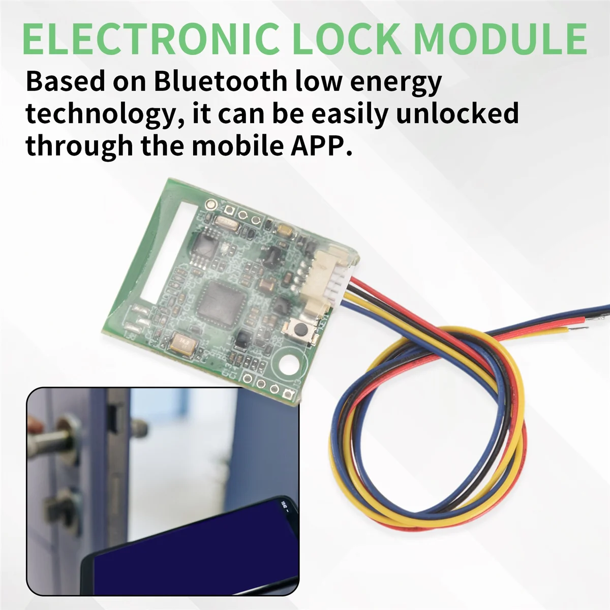 SWXF 4.5-10V BLE5.0 TTLOCK APP용 스마트 스위치 전자 잠금 모듈/홈용 Gateway G2와 함께 작동