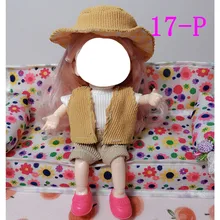

16cm 1:8 Dollhouse Clothes High-end Dress Up Skirt Suit Fashion Doll Clothes Skirt Suit Best Gifts for Children DIY Girls Toys