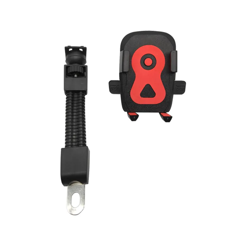 

Motorcycle Electric Vehicle Navigation Mobile Phone Holder Rearview Mirror Swivel Mounting Clip for 4-7 Inch Mobile Phone Holder