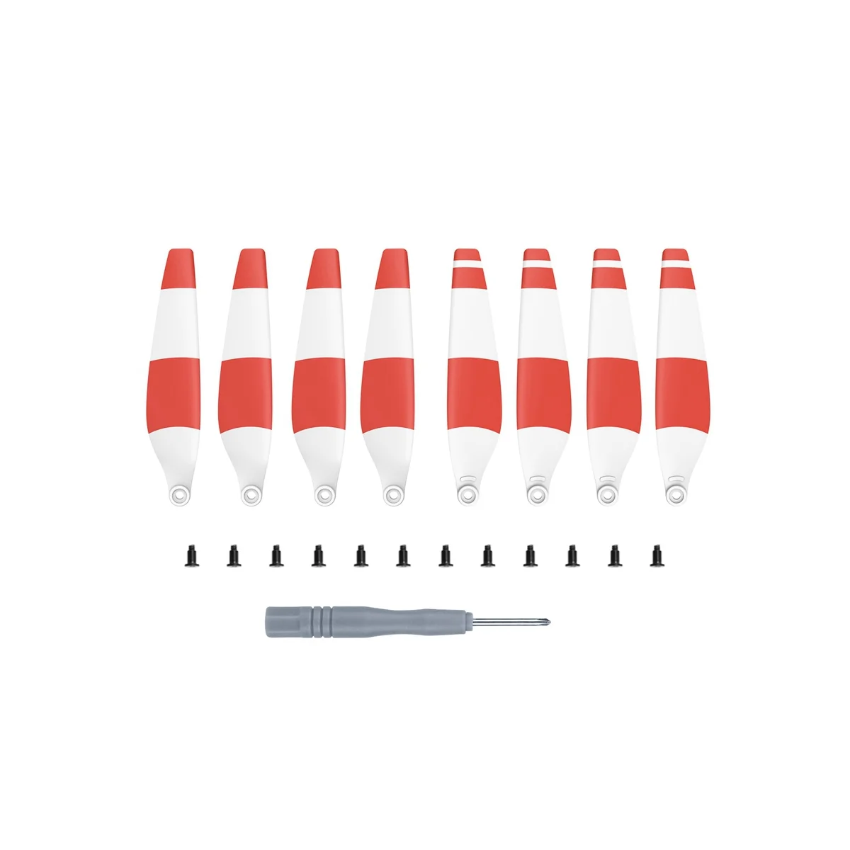 

For DJI Mini 3 Propeller 6030F, Double-Sided Color, Compact and Low-Noise Wing, 8 Pieces of Accessories,Red