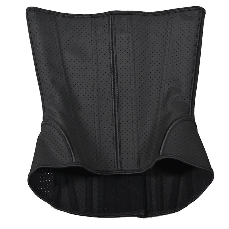 Women's Breathable Latex Waist Trainer 15 Steel Boned Underbust Corset and Bustier Cinchers Fajas Body Shaperwear
