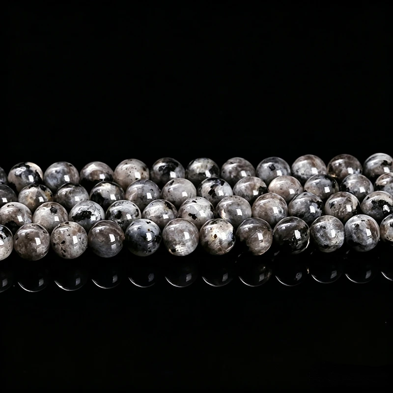 Natural Southern Jade Dark Stone Beads for Jewelry Making - Round Spacer Jasper Beads in Various Sizes