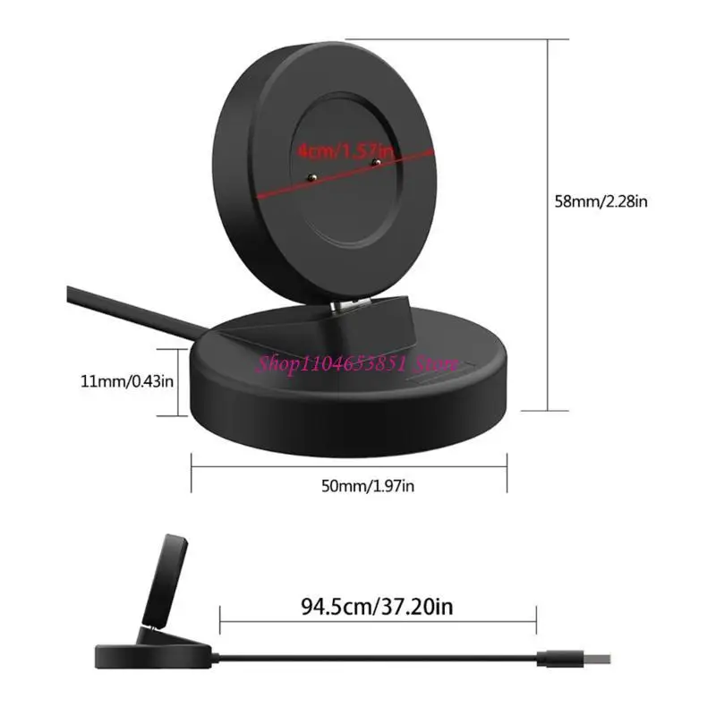 GT2e 42mm 46mm용 USB 충전 케이블 코드 자기 전원 어댑터 충전기 스탠드