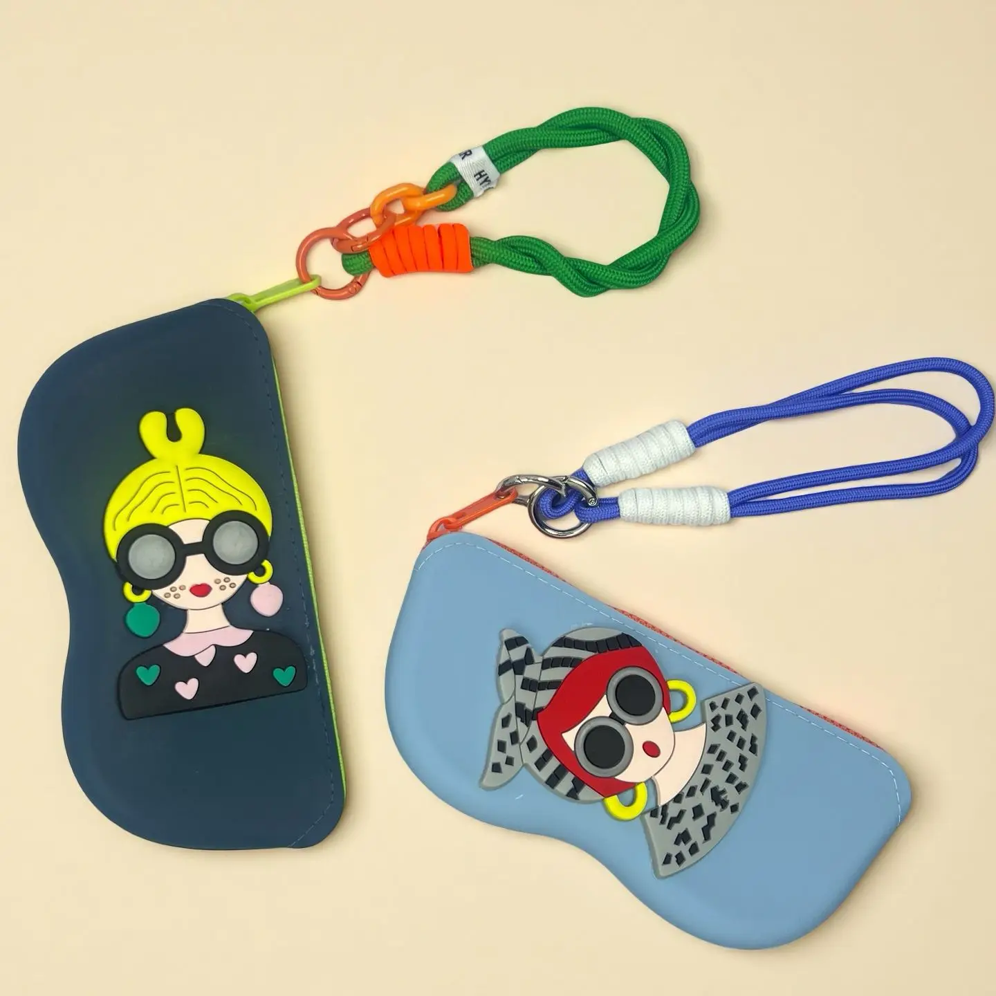 New 1Pcs Portable Multifunctional Glasses Bag Waterproof Dustproof Coin Purse Silicone Small Items Bags Glasses Case For Travel