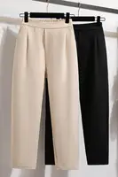 Plus Size Woolen Pants For Women 2025 Autumn Winter New Arrival High Waist Big Stretch Large Size Trousers Women Casual Pants