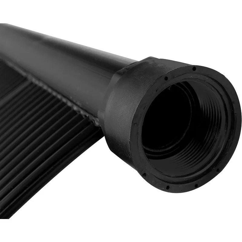 SunQuest Solar Pool Heater Panels-2 (2ft x 12ft) Collectors w/Roof/Rack & Add on Kit-Solar Water Heater for Above Ground