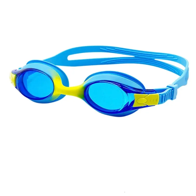 Swimming Goggles Kids HD Waterproof Anti-Fog Electroplating Colored Lenses Adjustable swimming goggles